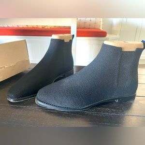 Rothy’s NIB black merino ankle boots, size 8